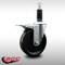 Service Caster 5'' SS Phenolic Swivel 1-1/8'' Expanding Stem Caster Total Lock Brake SCC-SSEXTTL20S514-PHS-118 - alternate 2
